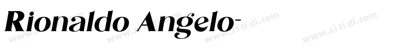 Rionaldo Angelo字体转换